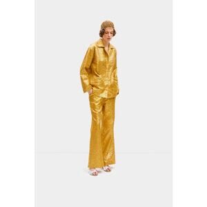 Sleeper Supernova Sequined Pants In Gold